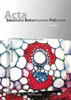 ACTA SOCIETATIS BOTANICORUM POLONIAE雜志封面
